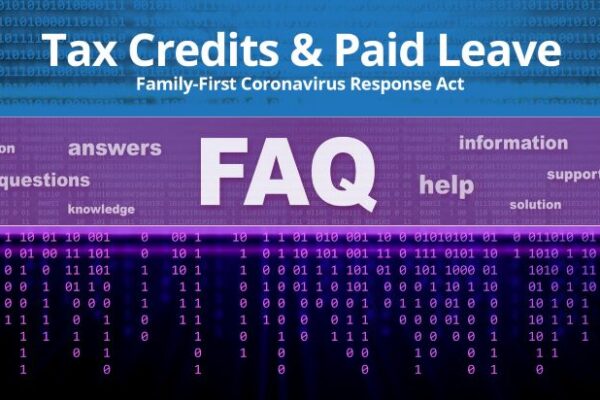 Tax credits and paid leave families first coronavirus response act